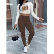 LW Lip Letter Print Pants Set