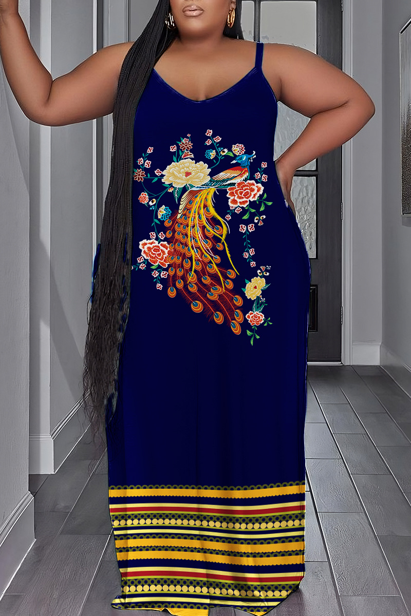 LW Plus Size Tie Dye Cami Loose Dress