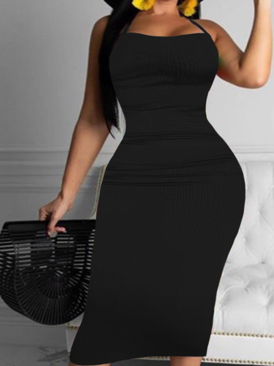 LW Plus Size Bodycon Cami Dress