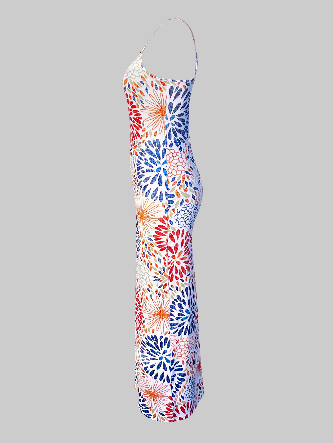 LW Floral Print Bodycon Cami Dress