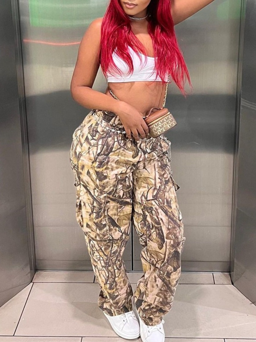 LW Camo Tree Print Pants