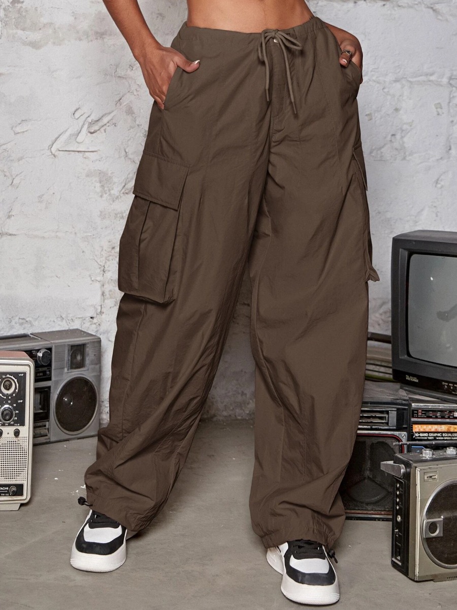 LW Side Pocket Drawstring Loose Pants