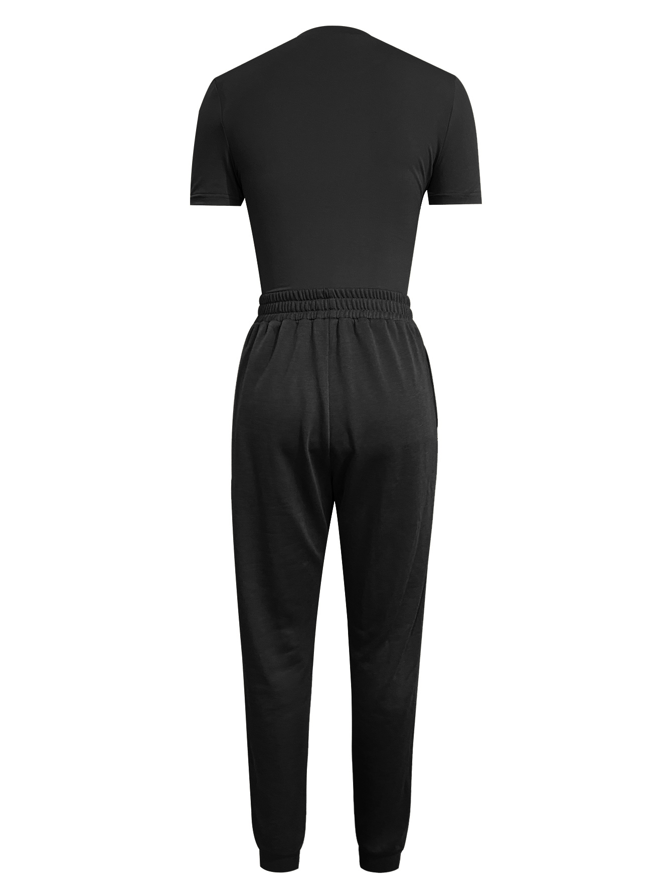 LW BASICS Letter Two-piece Pants Set