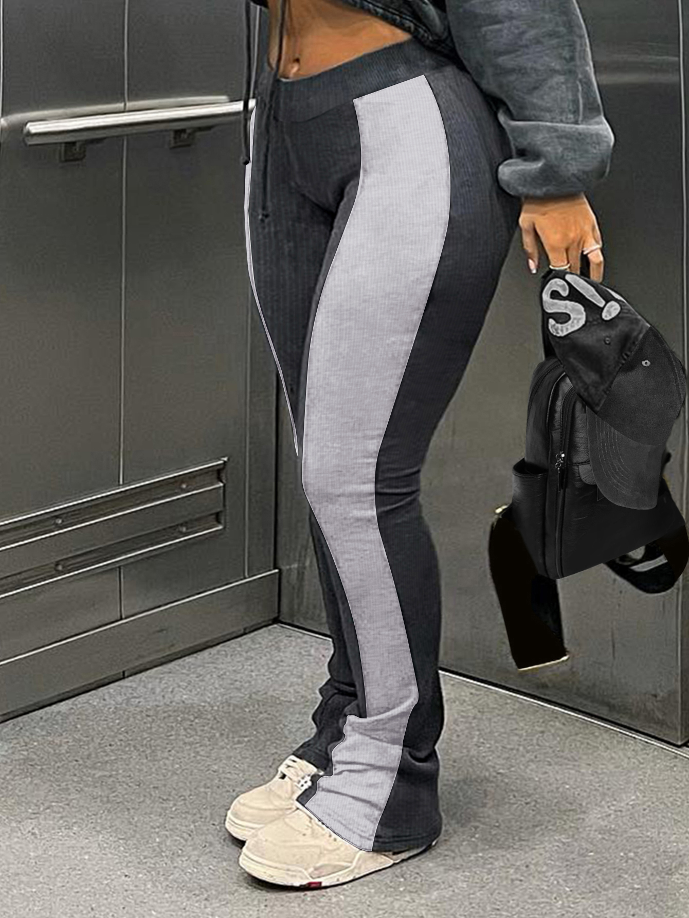 LW Plus Size Patchwork Solid Color Pants