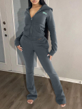 LW BASICS Letter Two-piece Pants Set