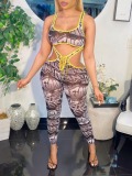 LW SXY Pattern Geometric Jumpsuit