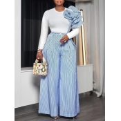 LW BASICS Plus Size Striped Pants