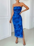 LW None Mixed Print Midi Dress