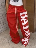 LW Pattern Letter Pants
