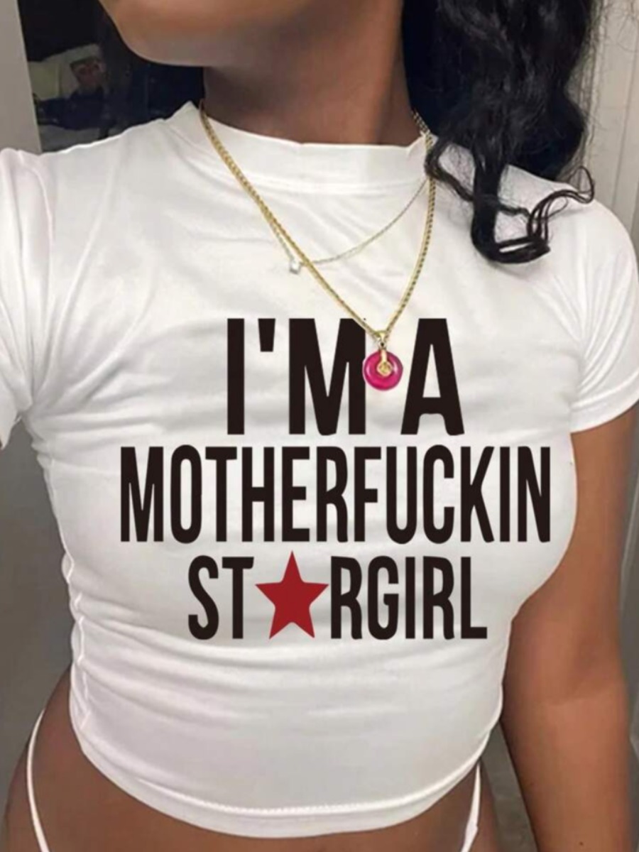 LW Pattern Letter T-shirt