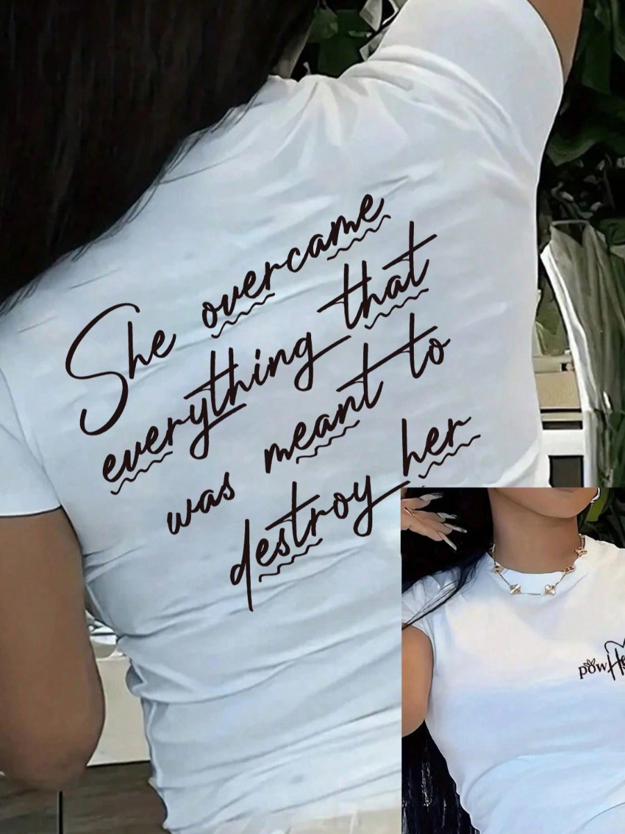 LW Pattern Letter T-shirt