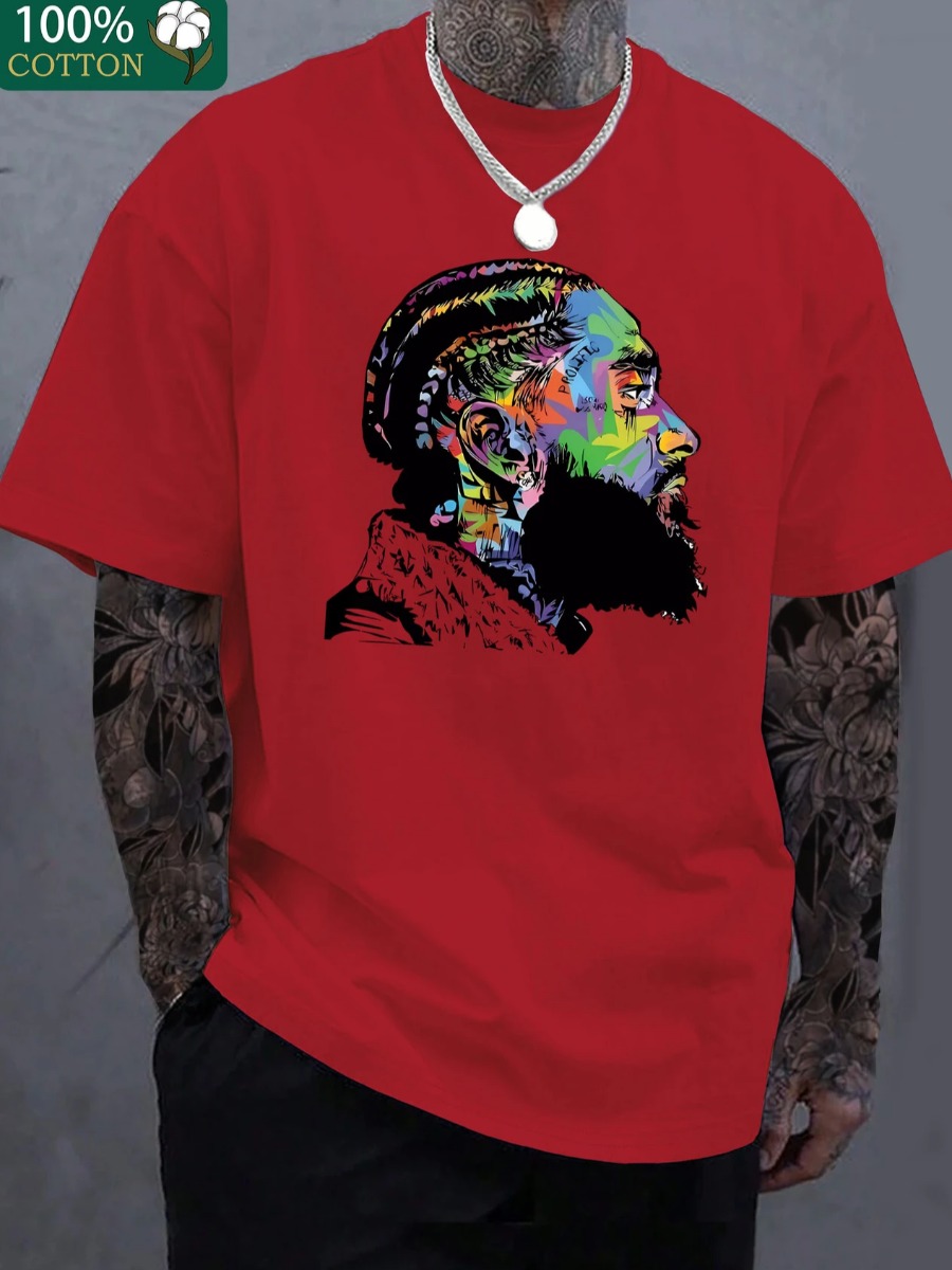 LW Men Pattern Figure T-shirt